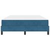 vidaXL Boxspringbed met matras Donkerblauw 160 x 210 cm Stof