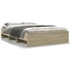 vidaXL Bedframe zonder matras hout sonoma eikenkleurig 140x200 cm