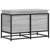 vidaXL Opbergbox met deksel 80x40x51,5 cm bewerkt hout grijs sonoma