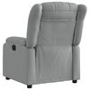vidaXL Relaxfauteuil lichtgrijze stof