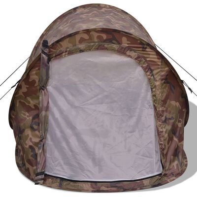 vidaXL Tent pop-up 2-persoons camouflage