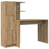 vidaXL Bureau Artisan Eiken 133.5 x 50 x 124 cm 2 st