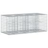 vidaXL Gabion Verhoogd Bed 140 x 60 x 55 cm Gegalvaniseerd staal
