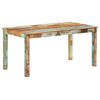 vidaXL Eettafel 160x80x76 cm massief gerecycled hout