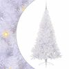 vidaXL Kunstkerstboom met 300 LED Wit 180 cm PVC en staal