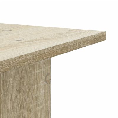 vidaXL Speakerstandaards 2 st 30x30x40 cm bewerkt hout sonoma eiken