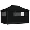 vidaXL Partytent Zwart 279 x 410 x 315 cm Oxford Stof