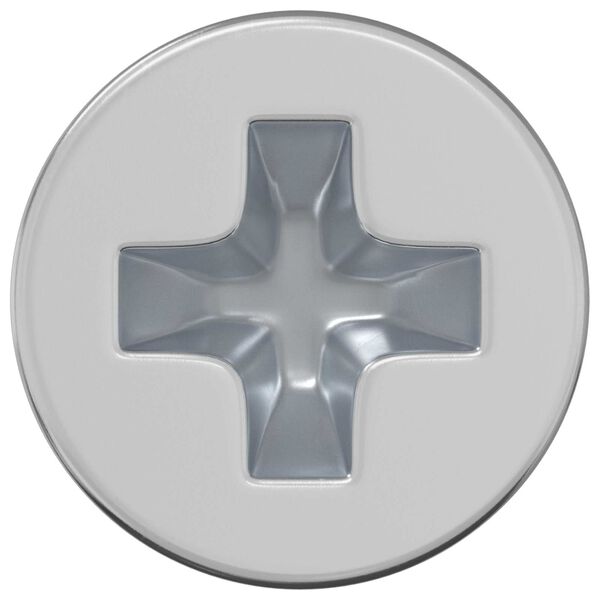 vidaXL Verzonken schroeven 12 pcs Zilver M4 x 6 mm IJzer