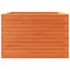 vidaXL Plantenbak 70x70x46 cm massief grenenhout wasbruin