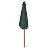 vidaXL Parasol 258 cm groen
