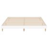 vidaXL Bedframe LED massief hout wit 120x200 cm