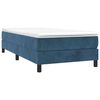 vidaXL Boxspring bed 90x200 cm fluweel donkerblauw