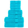 vidaXL 8-delige Handdoekenset SOLUND 600 g/m&sup2; turquoise
