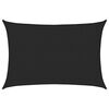 vidaXL Zonnezeil 160 g/m&sup2; 2x2,5 m HDPE zwart
