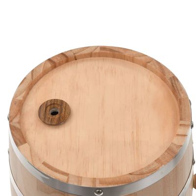 vidaXL Wijnvat met kraantje 12 L massief grenenhout