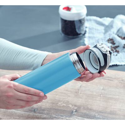 timmerman teller van Leifheit Thermosfles Flip 600 ml waterblauw online kopen | vidaXL.be