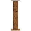 vidaXL Plantenstandaards 2 st 30x30x95 cm bewerkt hout oud houtkleurig