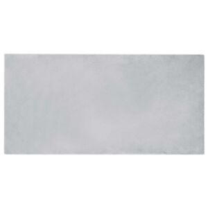 vidaXL Nep Konijnenbont Tapijt Olite Grijs 100 x 200 cm Polyester