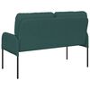vidaXL Banken met kussen 110cm Donkergroen Multiplex