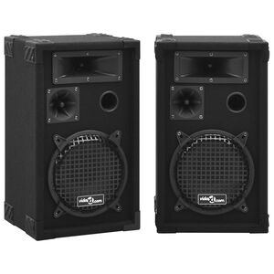 vidaXL Hifi-podiumluidsprekers 2 st passief professioneel 800 W zwart