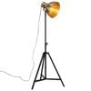 vidaXL Vloerlamp 25 W E27 61x61x90/150 cm antiek messingkleurig