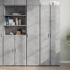 vidaXL Hoge kast 40x42,5x185 cm bewerkt hout betongrijs