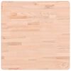 vidaXL Tafelblad vierkant 60x60x2,5 cm massief beukenhout