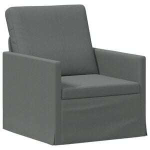 vidaXL Fauteuil Donkergrijs 70 x 81 x 82 cm Stof