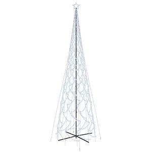 vidaXL Kegelkerstboom 3000 LED's koudwit 230x800 cm