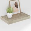 vidaXL Wandschappen zwevend 4 st 40x23x3,8 cm MDF eikenkleurig