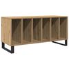 vidaXL Platenkast artisanaal eikenkleurig 100 x 38 x 48 cm
