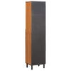 vidaXL Badkamerkast Bruin 38 x 33 x 160 cm Massief Mango Hout