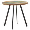 vidaXL Eettafel 80 cm massief gerecycled hout