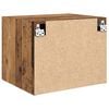 vidaXL Wandkast Wandgemonteerd Oud hout 50 x 42.5 x 40 cm Bewerkt hout