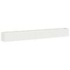 vidaXL Plantenbak 360x40x40 cm koudgewalst staal wit