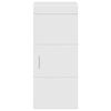 vidaXL Badkamer wandkast TULUM Hoogglans wit 37 x 24,5 x 86 cm