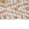 vidaXL Vloerkleed 120x180 cm handgeweven jute natuurlijk en wit