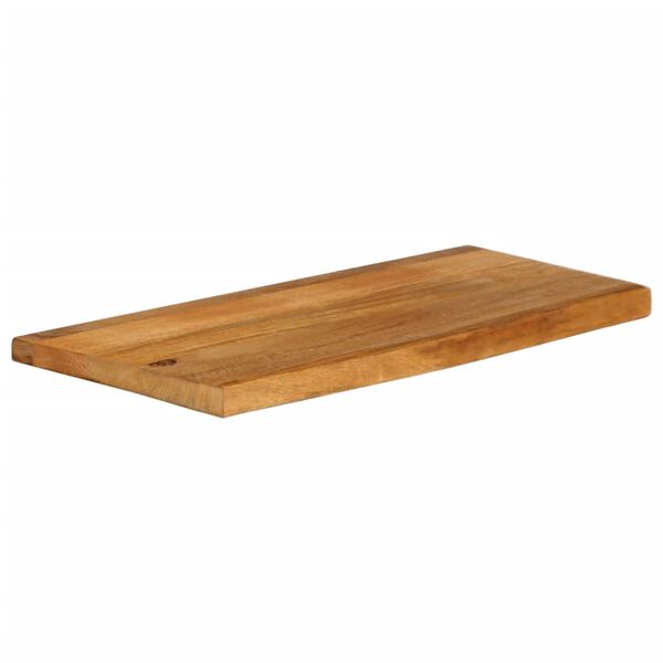 vidaXL Tafelblad met natuurlijke rand 80x20x3,8 cm massief mangohout