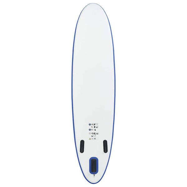 vidaXL Stand Up Paddleboardset opblaasbaar blauw en wit
