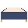 vidaXL Bedframe zonder matras 100x200 cm stof blauw