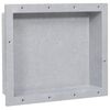 vidaXL Douchenis 41x51x10 cm matgrijs