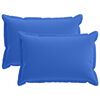 vidaXL Kussensloop 2 st HOUTEN Koninklijk Blauw 50 x 70 cm Polyester