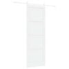vidaXL Schuifdeur ORKDAL 83 x 232 cm Massief grenenhout Wit
