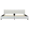 vidaXL Bedframe kunstleer wit 180x200 cm