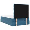 vidaXL Ottoman bed met matrassen 120x200cm fluweel donkerblauw