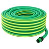 vidaXL Tuinslang 5-Lags Groen en Geel 12 mm 30 m PVC