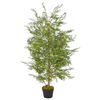 vidaXL Kunstplant met pot cipresboom 120 cm groen