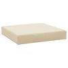 vidaXL Palletkussens 2 st stof beige