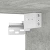 vidaXL Nachtkastje wandgemonteerd 45x26x28,5 cm betongrijs