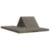 vidaXL Vouwbare Bankbed 70 x 67 x 48 cm Lichtgrijs